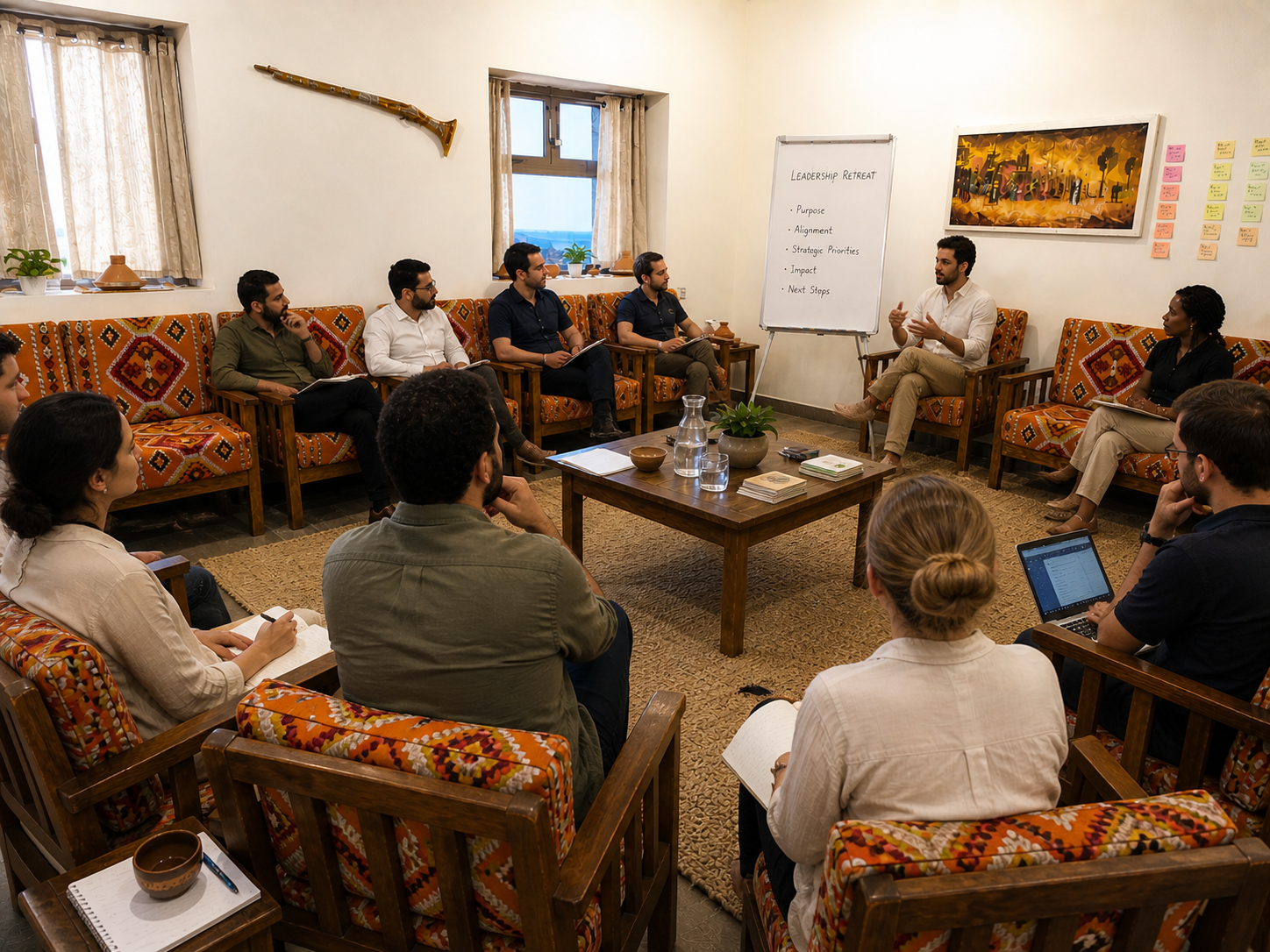Leadership team at Tazgha House